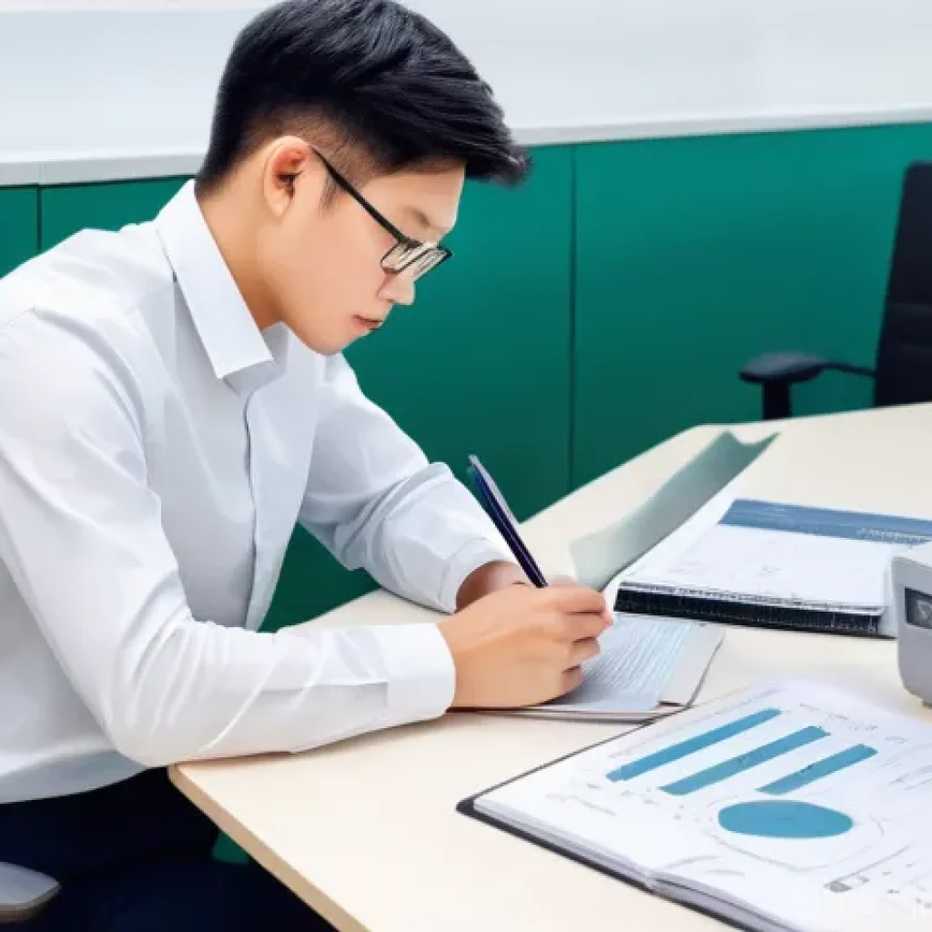 공조냉동기계기사 필기시험 고득점 전략 - **Image Prompt: The Strategic Exam Analyst**
A highly focused individual, appearing to be in the...