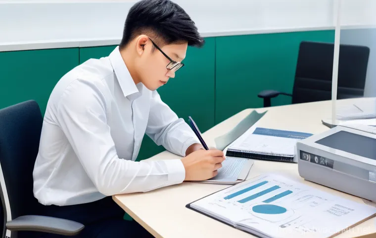 공조냉동기계기사 필기시험 고득점 전략 - **Image Prompt: The Strategic Exam Analyst**
    A highly focused individual, appearing to be in the...