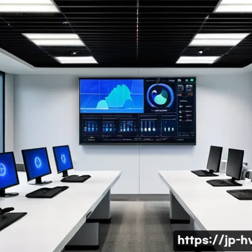 공조냉동기계 관련 최신 기술 동향 - A modern commercial building&rsquo;s energy control room featuring advanced AI demand forecasting systems ...